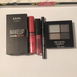 New 5 PC: Revlon, NYX, Smashbox & lottie London